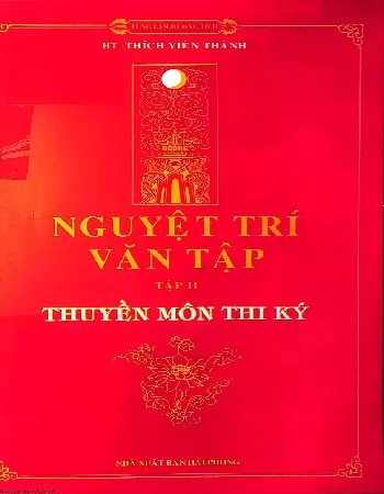 Ảnh bìa của Sách Nguyệt trí văn tập (tập 2) Thuyền môn thi ký