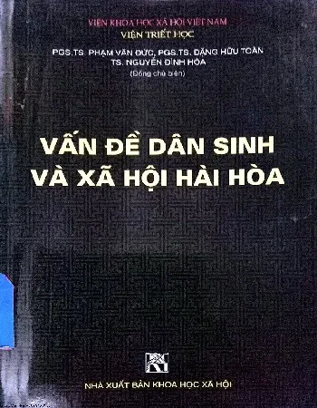 Ảnh bìa của Sách Vấn đề dân sinh và xã hội hài hòa