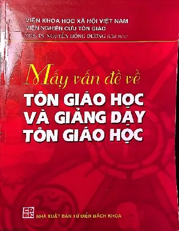 Ảnh bìa của Sách Mấy vấn đề về tôn giáo học và giảng dạy tôn giáo học