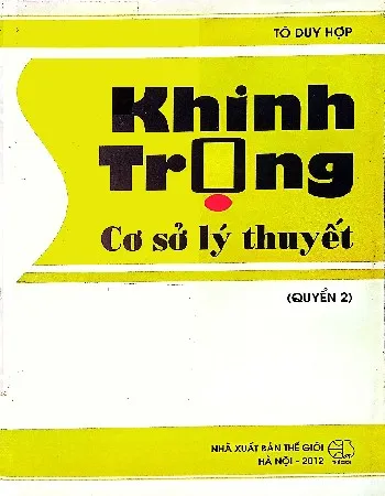 Ảnh bìa của Sách Khinh trọng cơ sở lý thuyết (Quyển 2)