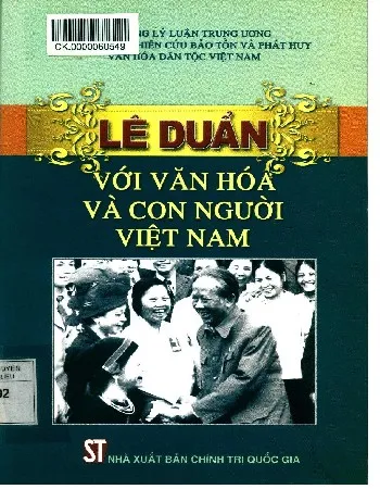 Ảnh bìa của Sách Lê Duẩn với văn hóa và con người Việt Nam