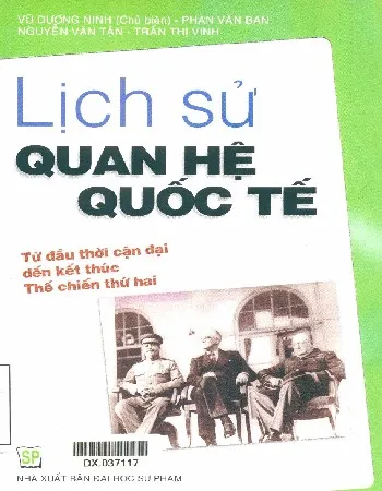 Ảnh bìa của Sách Lịch sử quan hệ quốc tế