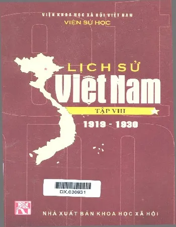 Ảnh bìa của Sách Lịch sử Việt Nam - tập VIII - 1919 - 1930