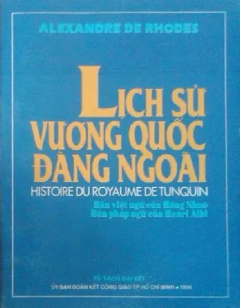 Ảnh bìa của Sách Lịch sử vương quốc Đàng Ngoài