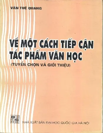 Ảnh bìa của Sách Một cách tiếp cận văn học