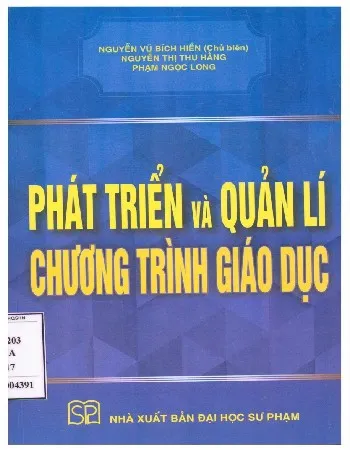 Ảnh bìa của Sách Phát triển và quản lý chương trình giáo dục