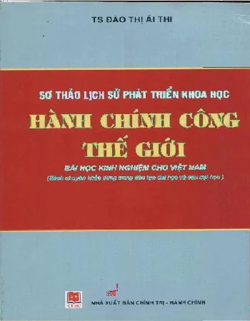 Ảnh bìa của Sách Sơ thảo lịch sử phát triển khoa học hành chính công thế giới