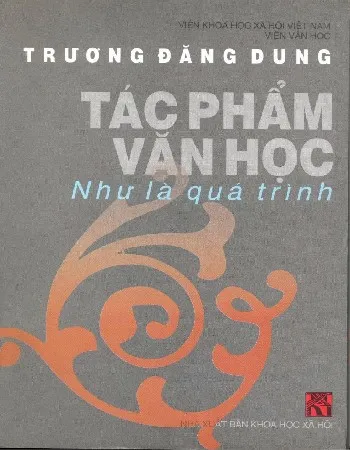 Ảnh bìa của Sách Tác phẩm văn học như là quá trình