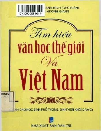Ảnh bìa của Sách Tìm hiểu văn học thế giới và Việt Nam