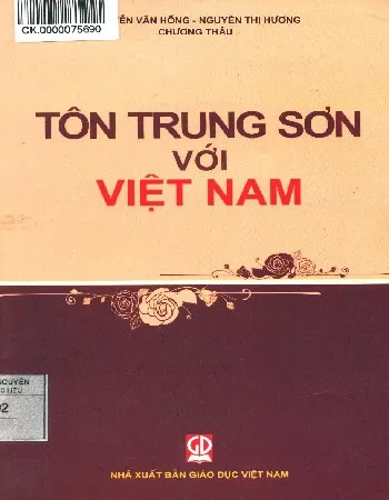 Ảnh bìa của Sách Tôn Trung Sơn với Việt Nam