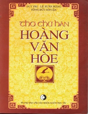Ảnh bìa của Sách Thơ chữ hán Hoàng Văn Hòe