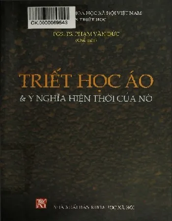Ảnh bìa của Sách Triết học Áo và ý nghĩa hiện thời của nó