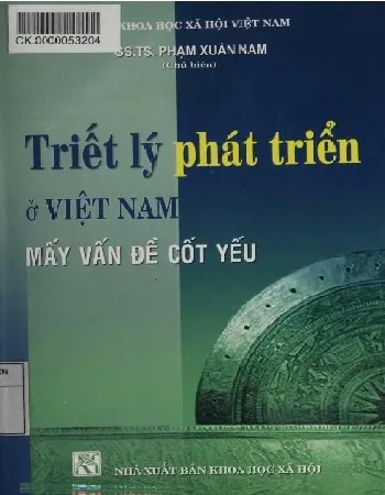 Ảnh bìa của Sách Triết lý phát triển ở Việt Nam mấy vấn đề cốt yếu