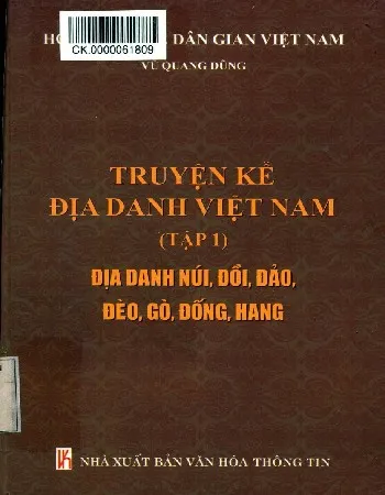 Ảnh bìa của Sách Truyện kể địa danh Việt Nam