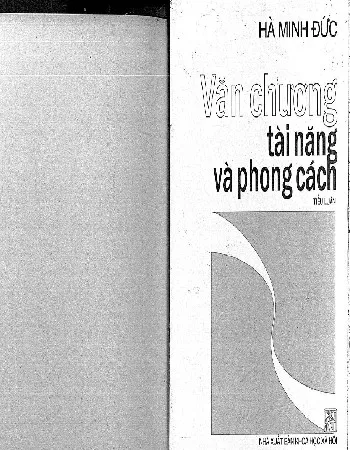 Ảnh bìa của Sách Văn chương tài năng và phong cách