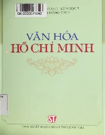 Ảnh bìa của Sách Văn hóa Hồ Chí Minh