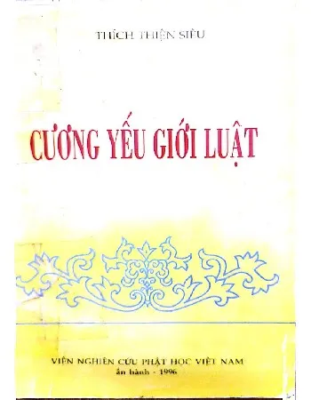Ảnh bìa của Sách Cương yếu giới luật