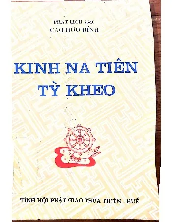 Ảnh bìa của Sách Kinh na tiên tỳ kheo