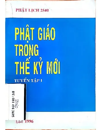 Ảnh bìa của Sách Phật giáo trong thế kỷ mới tuyển tập 1