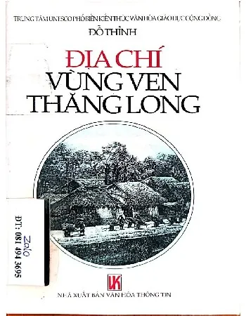 Ảnh bìa của Sách Địa chí vùng ven Thăng Long