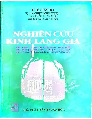 Ảnh bìa của Sách Nghiên cứu kinh lăng già