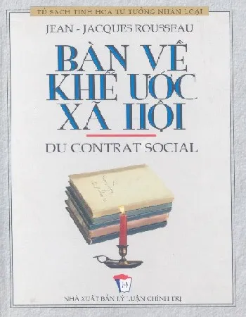 Ảnh bìa của Sách Bàn về khế ước xã hội