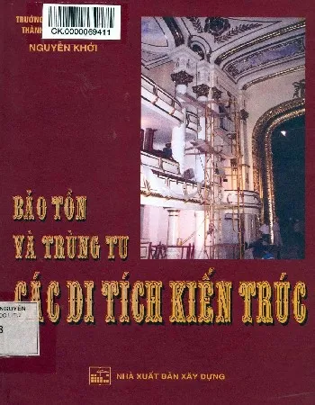 Ảnh bìa của Sách Bảo tồn và trùng tu các di tích kiến trúc