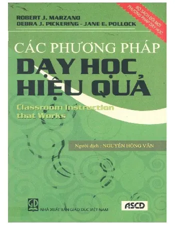 Ảnh bìa của Sách Các phương pháp dạy học hiệu quả