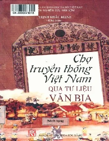 Ảnh bìa của Sách Chợ truyền thống Việt Nam qua tư liệu văn bia