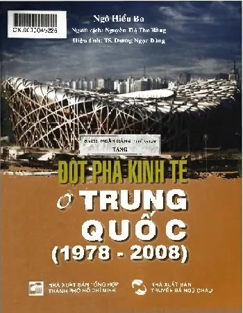 Ảnh bìa của Sách Đột phá kinh tế ở Trung Quốc (1978-2008)