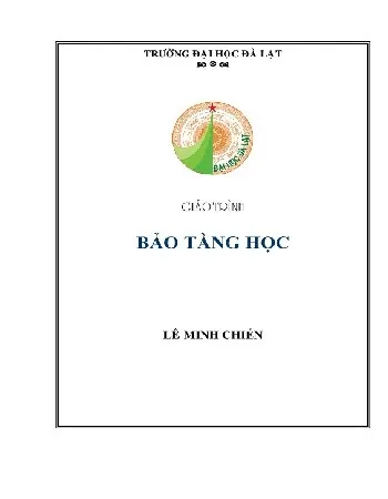 Ảnh bìa của Sách Giáo trình Bảo tàng học