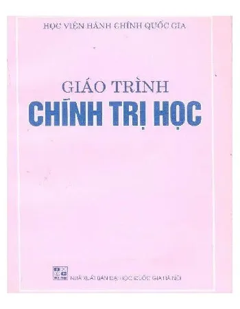 Ảnh bìa của Sách Giáo trình chính trị học