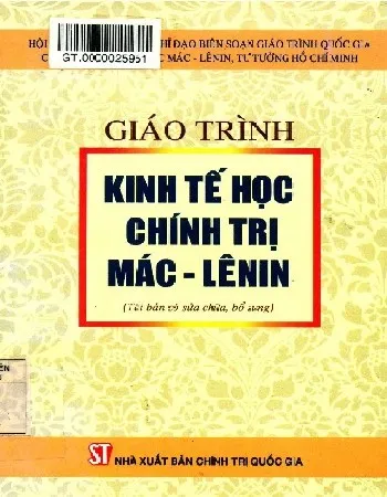 Ảnh bìa của Sách Giáo trình Kinh tế chính trị học Mác Lê nin