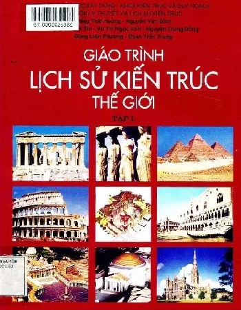 Ảnh bìa của Sách Giáo trình lịch sử kiến trúc thế giới tập 1