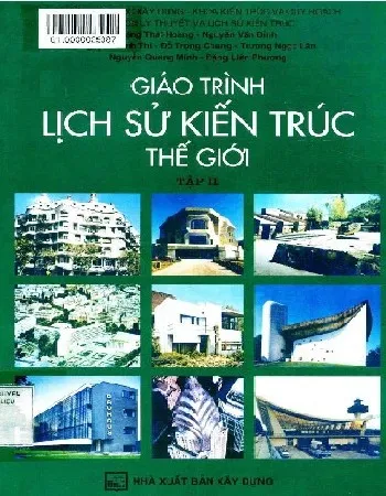 Ảnh bìa của Sách Giáo trình lịch sử kiến trúc thế giới tập 2