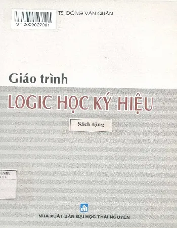 Ảnh bìa của Sách Giáo trình Logic học ký hiệu