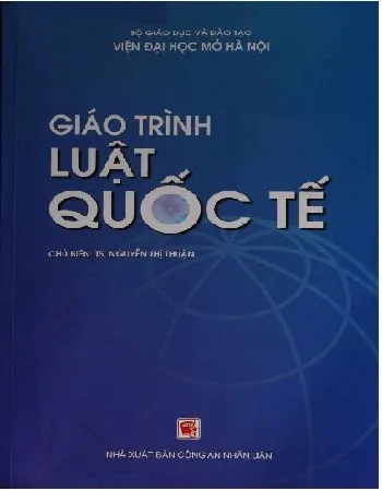 Ảnh bìa của Sách Giáo trình Luật quốc tế