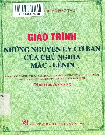Ảnh bìa của Sách Giáo trình những nguyên lý cơ bản của chủ nghĩa Mác Lê nin