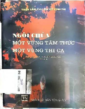 Ảnh bìa của Ngôi chùa một vùng tâm thức một vùng thi ca