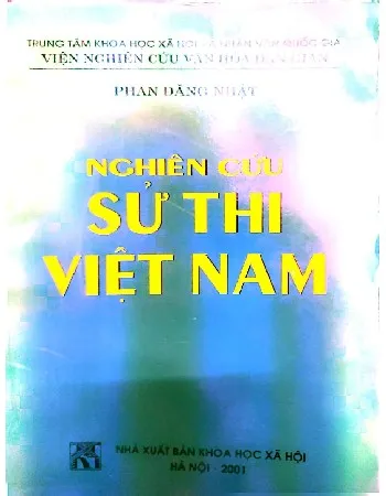 Ảnh bìa của Nghiên cứu sử thi Việt nam