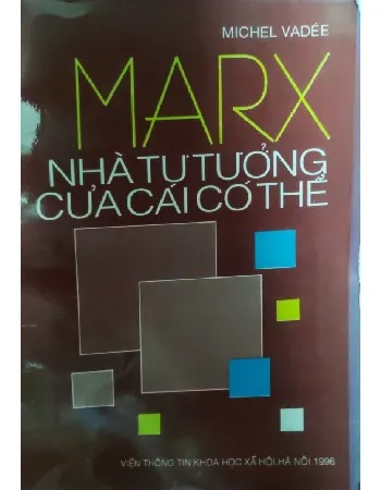 Ảnh bìa của Marx nhà tư tưởng của cái có thể