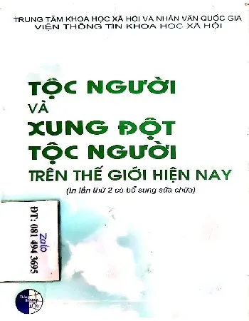 Ảnh bìa của Tộc người và xung đột tộc người trên thế giới hiện nay