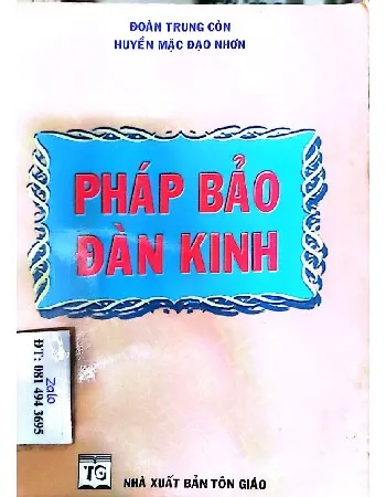 Ảnh bìa của Pháp bảo đàn kinh