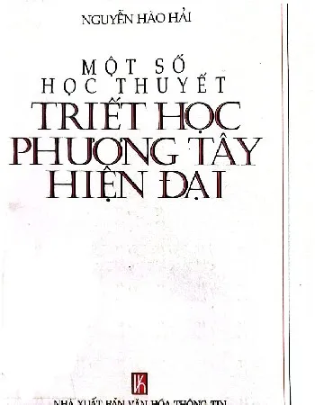 Ảnh bìa của Một số học thuyết triết học phương Tây hiện đại