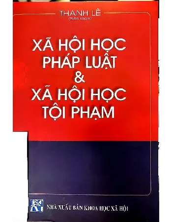 Ảnh bìa của Xã hội học pháp luật xã hội học tội phạm