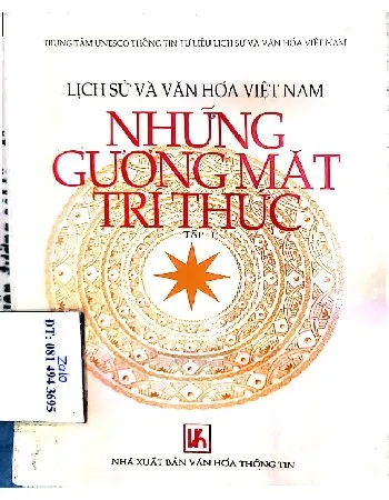 Ảnh bìa của Lịch sử và văn hóa Việt Nam những gương mặt trí thứ, tập 2