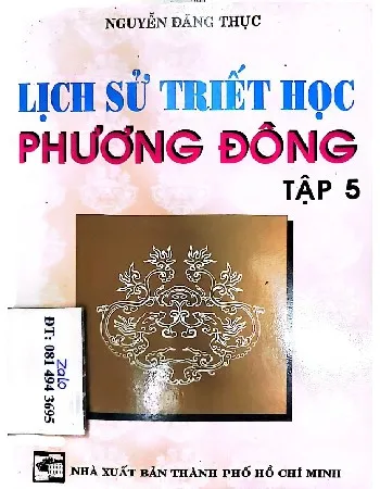 Ảnh bìa của Lịch sử triết học phương đông tập 5