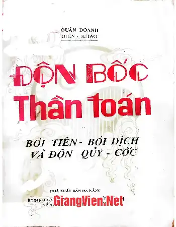 Ảnh bìa của Độn bốc thần toán, Bói tiên, bói dịch và độn Quỷ Cốc