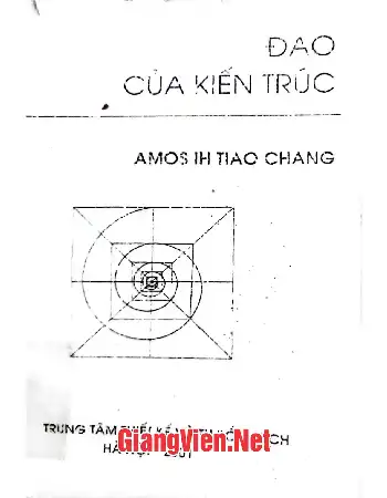 Ảnh bìa của Đạo của kiến trúc