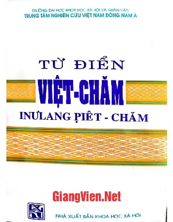 Ảnh bìa của Từ điển Viêt - Chăm